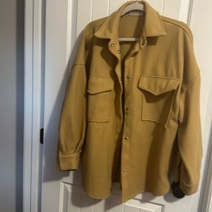 Revolve jacket mustard color size large